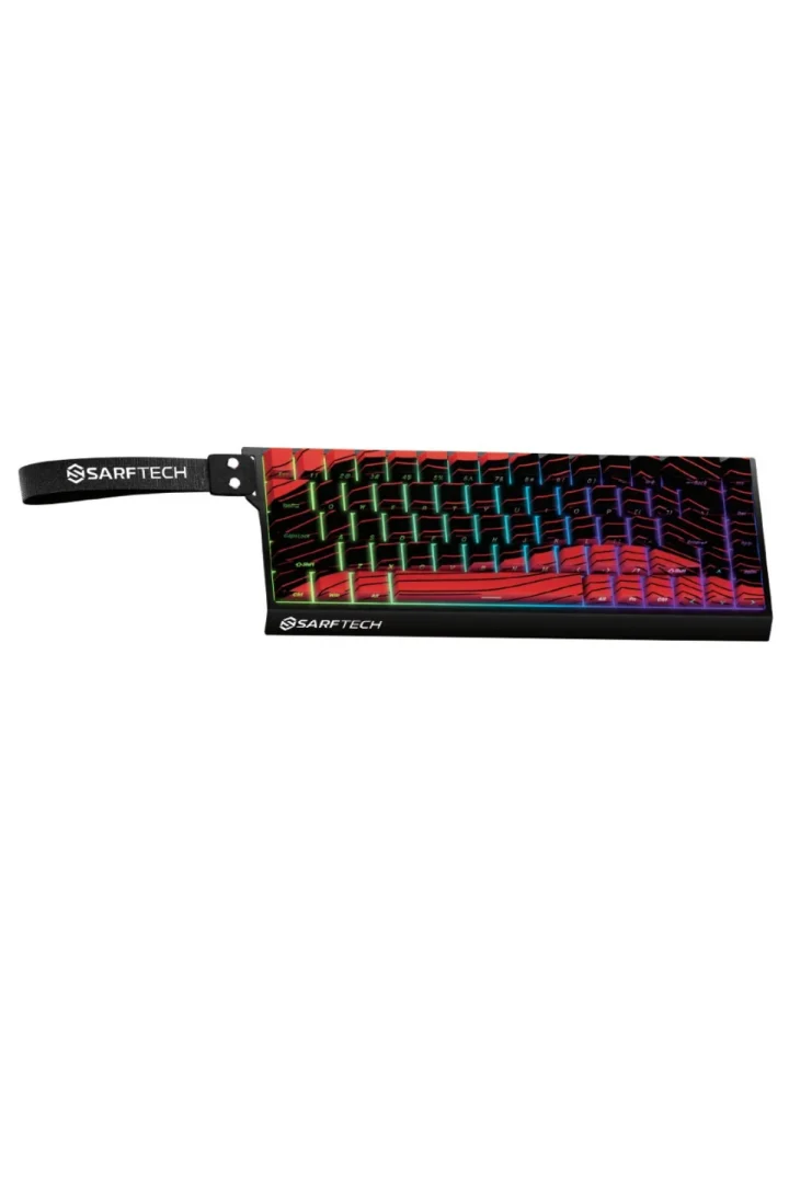 SARF1 Siyah Manyetik Switch RGB Gaming Oyuncu Klavyesi 68 Tuş Türkçe Q | Özel Yazılım Destekli | Taşıma Bantlı