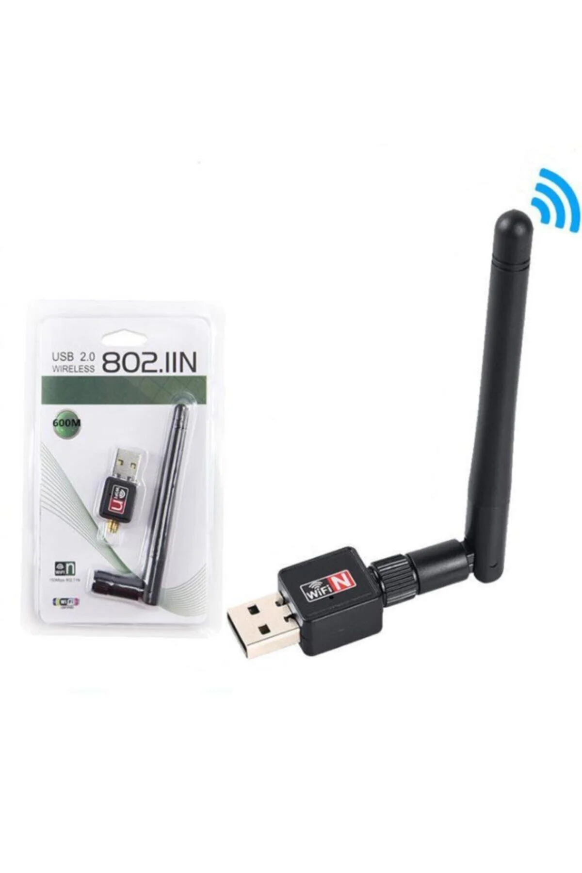 1200 Mbps Wireless Internet Kablosuz Antenli Adaptör Ağ Usb Wifi 2.4 Ghz