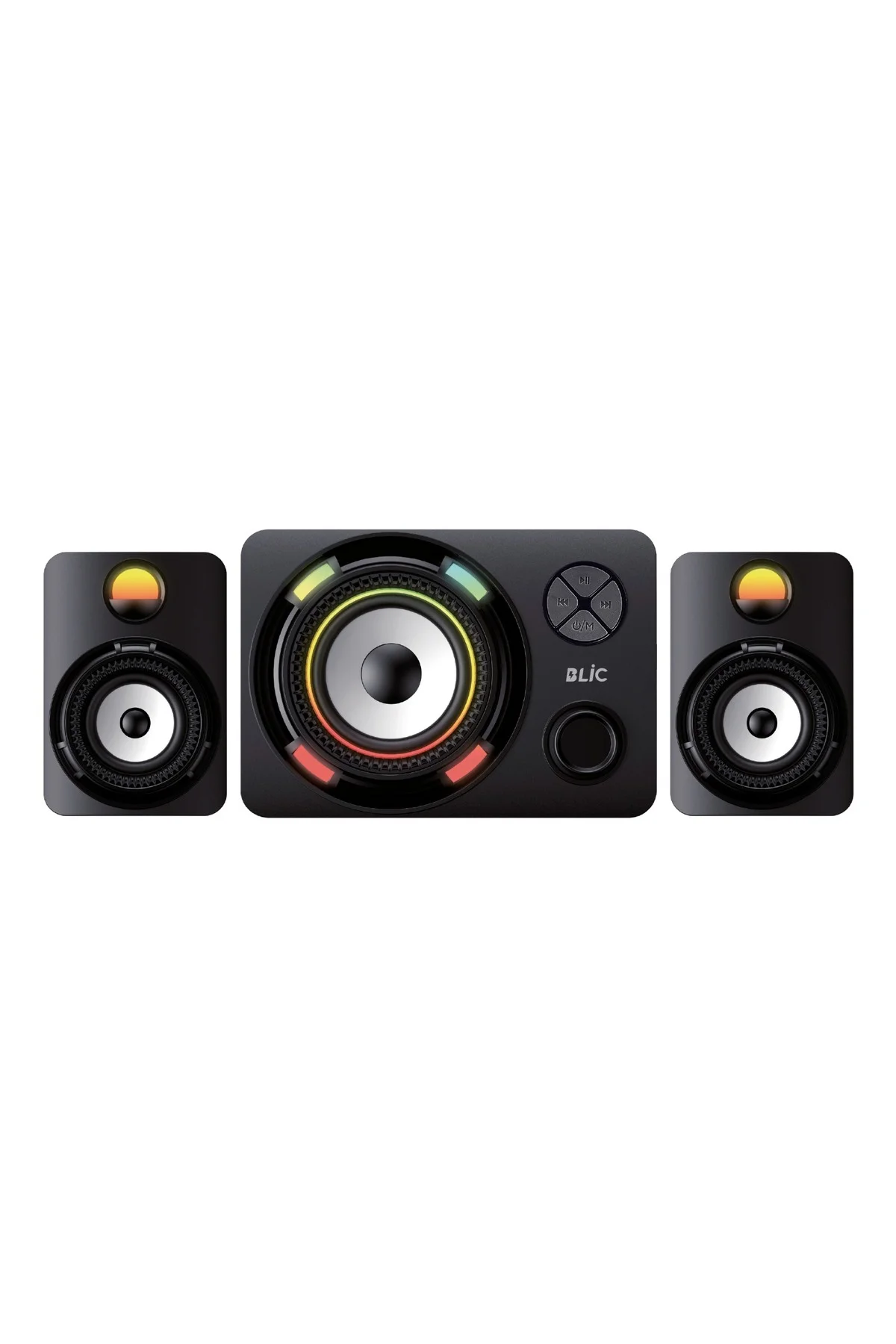 2+1 5W+3Wx2 RGB Multimedia Wireless Bluetooth Hoparlör 2+1 Ses Sistemi Gaming Hoparlör Speaker BLS14