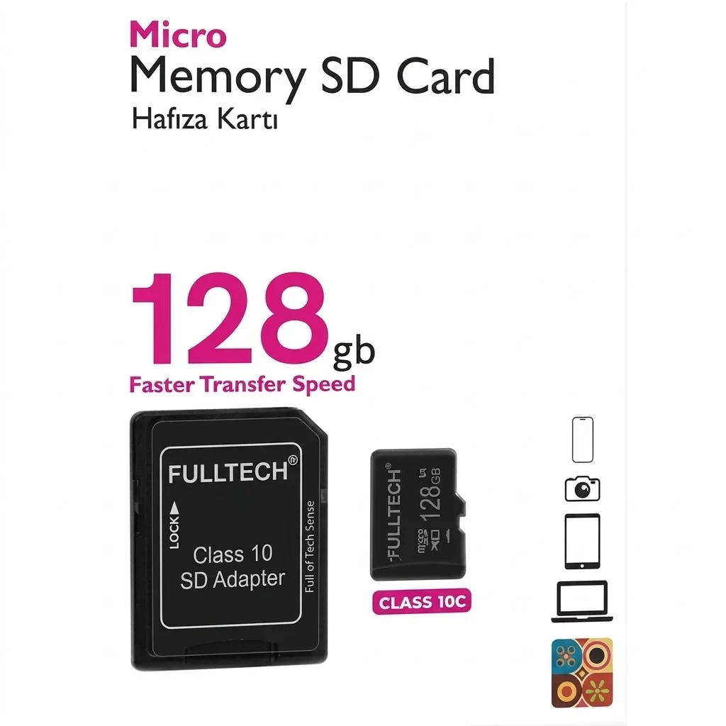 32/64/128/256 GB Hafıza Kartı (Güvenlik ve Araç Kameraları İçin Uygundur) - 128GB