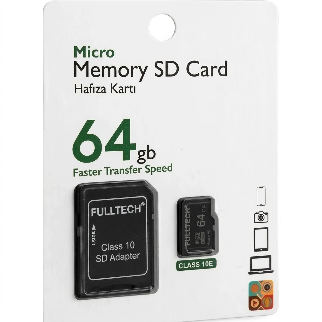 32/64/128/256 GB Hafıza Kartı (Güvenlik ve Araç Kameraları İçin Uygundur) - 64GB
