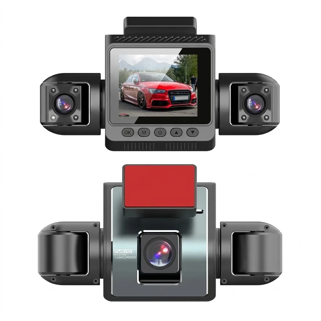 4 Kameralı (Geri Görüş Kamerası Dahil) Full HD 1080P WiFi Araç İçi Kamera Seti -9720