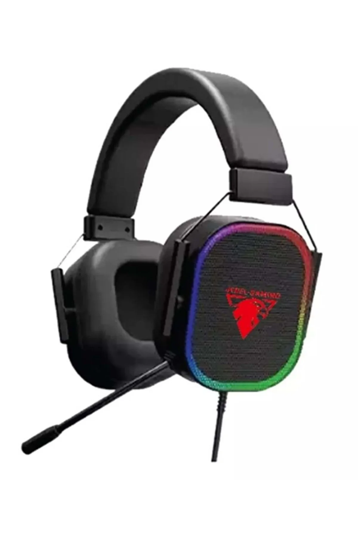 7.1 USB Siyah Reinbow Aydınlatmalı Argonomik Hafif Gaming Oyuncu Kulaklık