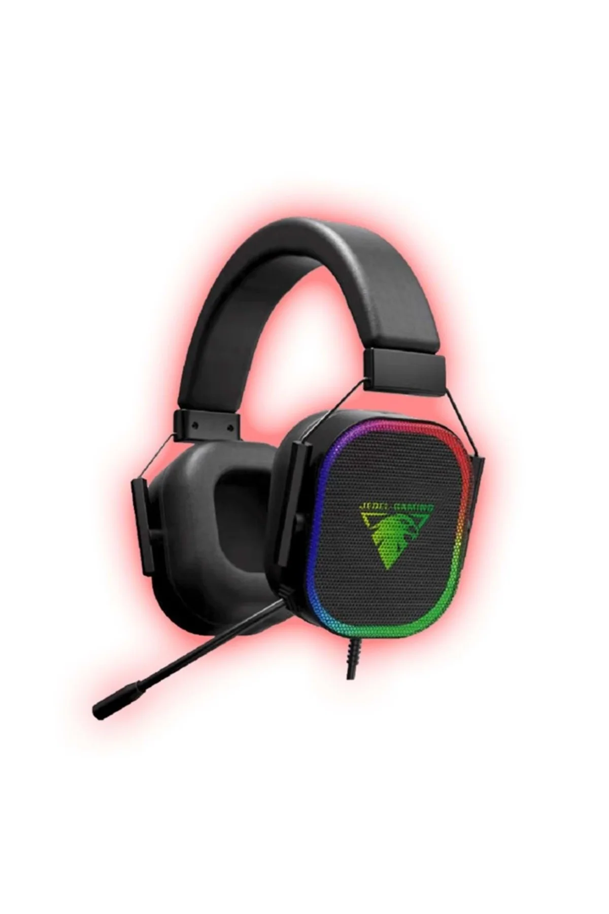 7.1 USB Siyah Reinbow Aydınlatmalı Argonomik Hafif Gaming Oyuncu Kulaklık