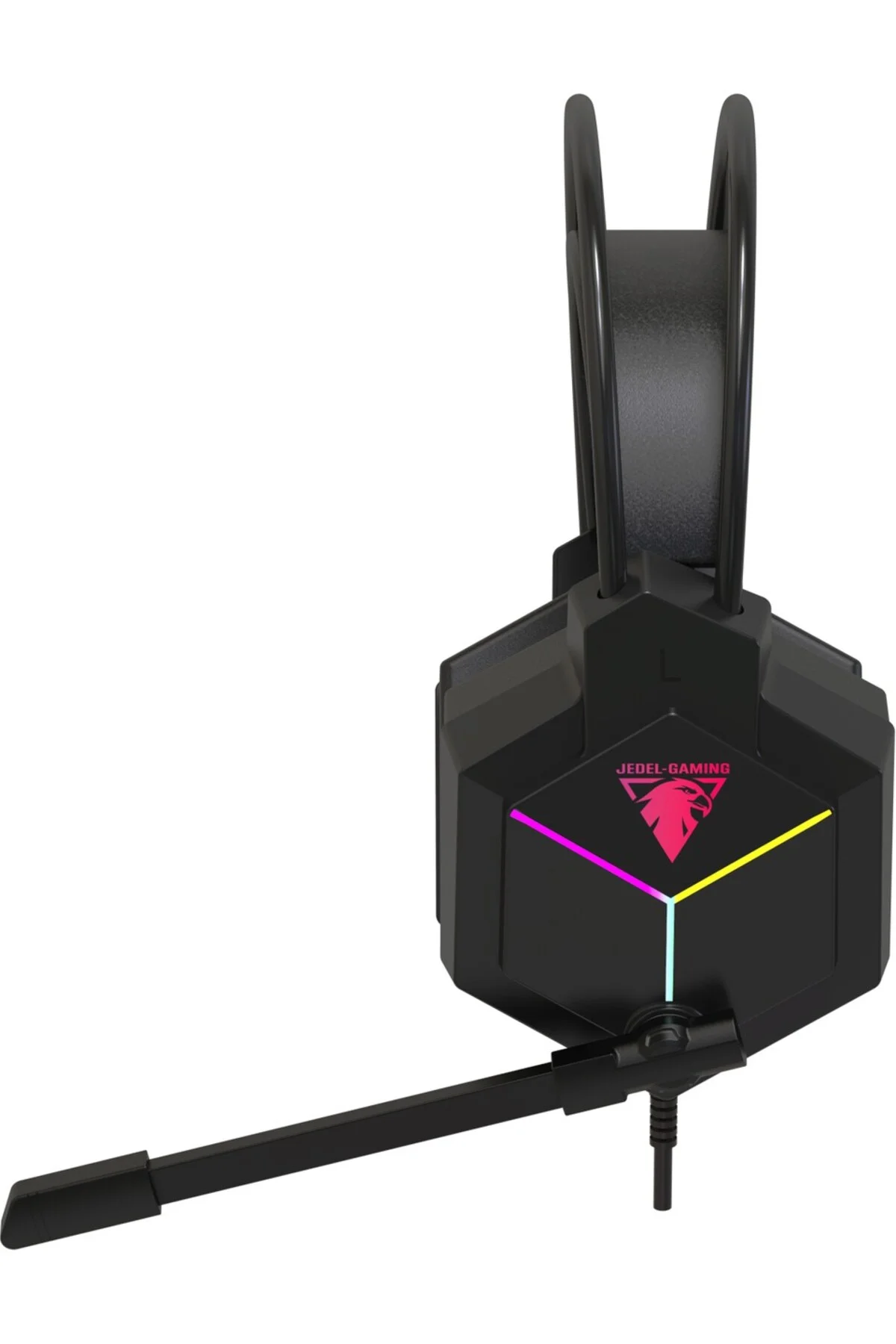 7.1 USB Siyah Reinbow Aydınlatmalı Argonomik Hafif Gaming Oyuncu Kulaklık