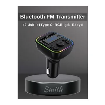 ACL AFT-12 Rgb Type-C Mikrofonlu Fm Transmitter Müzik Oynatıcı Araç Kiti