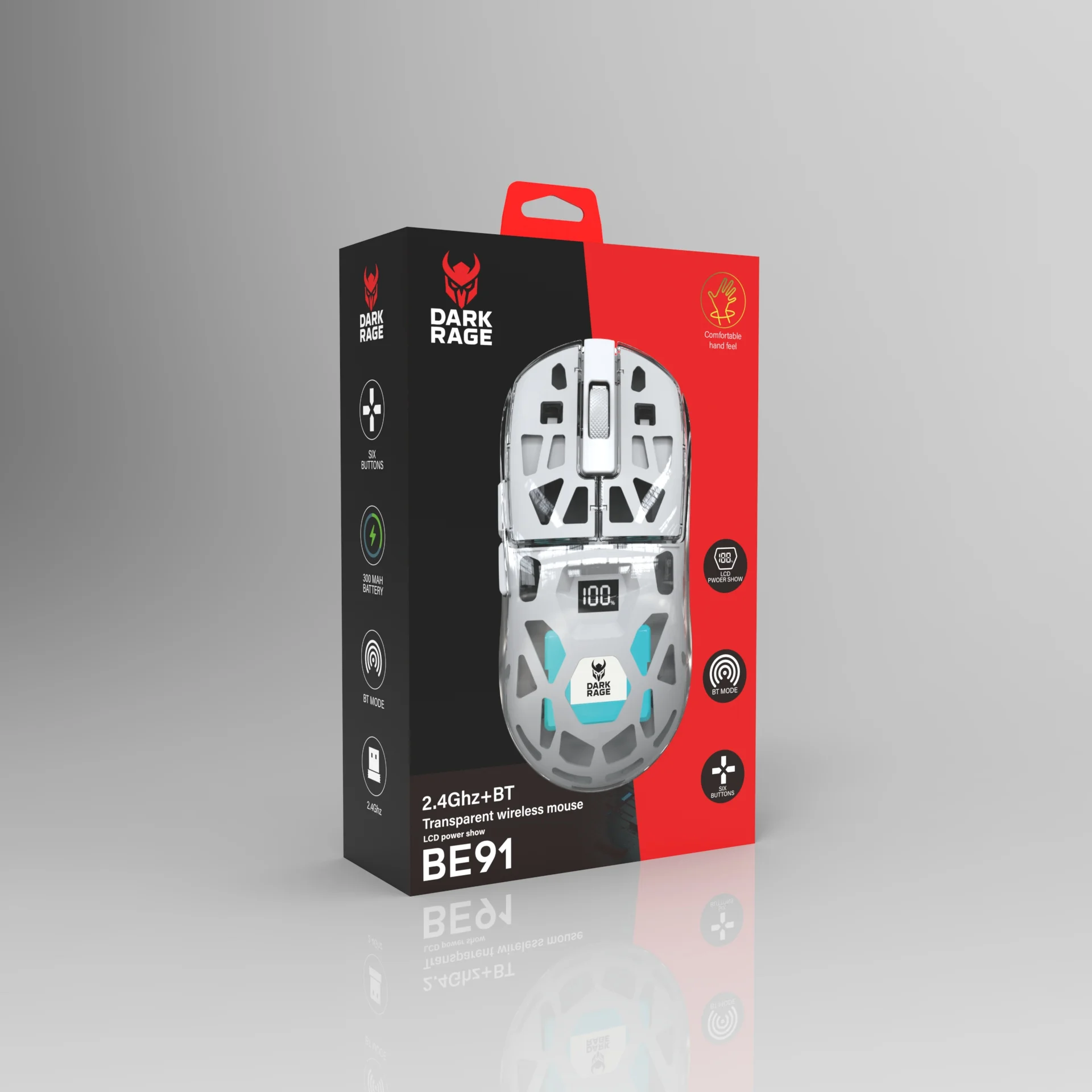 BE91 Kablosuz Bluetooth Oyuncu Mouse