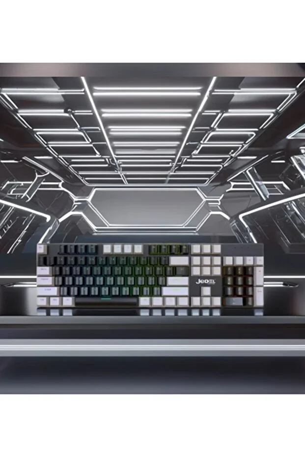 Blue Switch Rgb Oyun Klavyesi Gaming Mekanik 104 Tuşlu RGB Led Usb Kablolu Mekanik Klavye