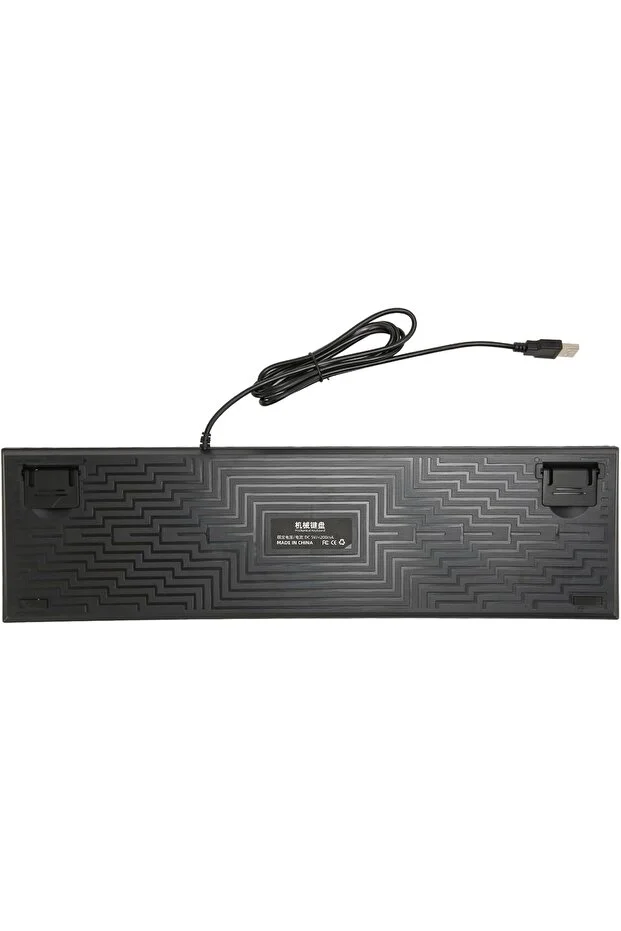 Blue Switch Rgb Oyun Klavyesi Gaming Mekanik 104 Tuşlu RGB Led Usb Kablolu Mekanik Klavye