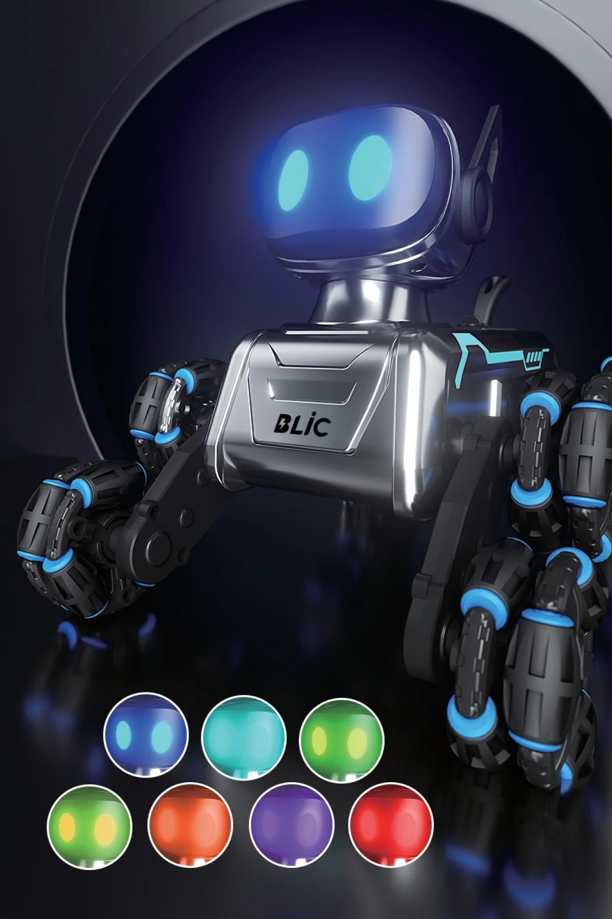 BRB2 AI Akıllı Robot Köpek – Uzaktan Kumandalı, Jest ve Ses Kontrollü, 360° Akrobatik Hareketli