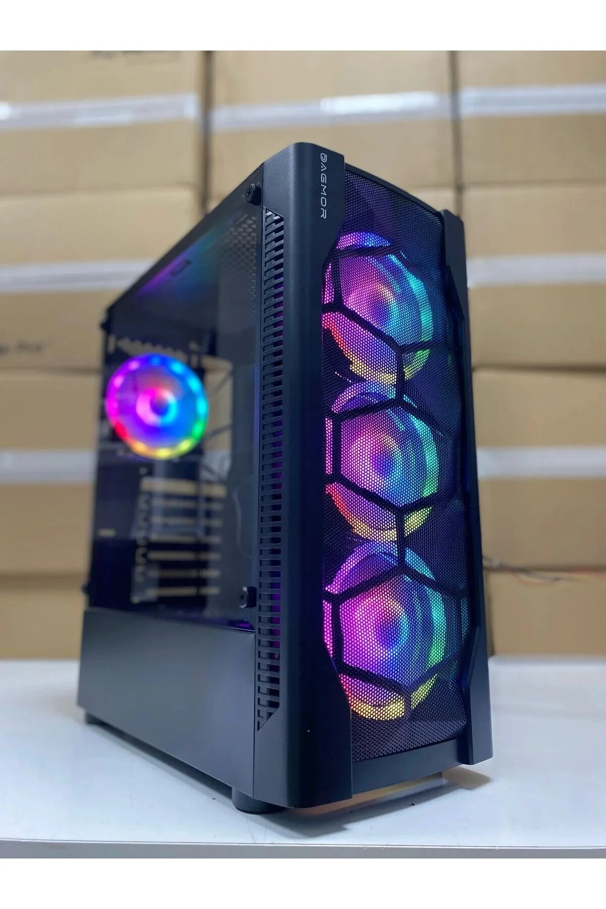 Dagmor BZ01 ATX Gaming Kasa – 3x USB, 4x120mm ARGB Fan