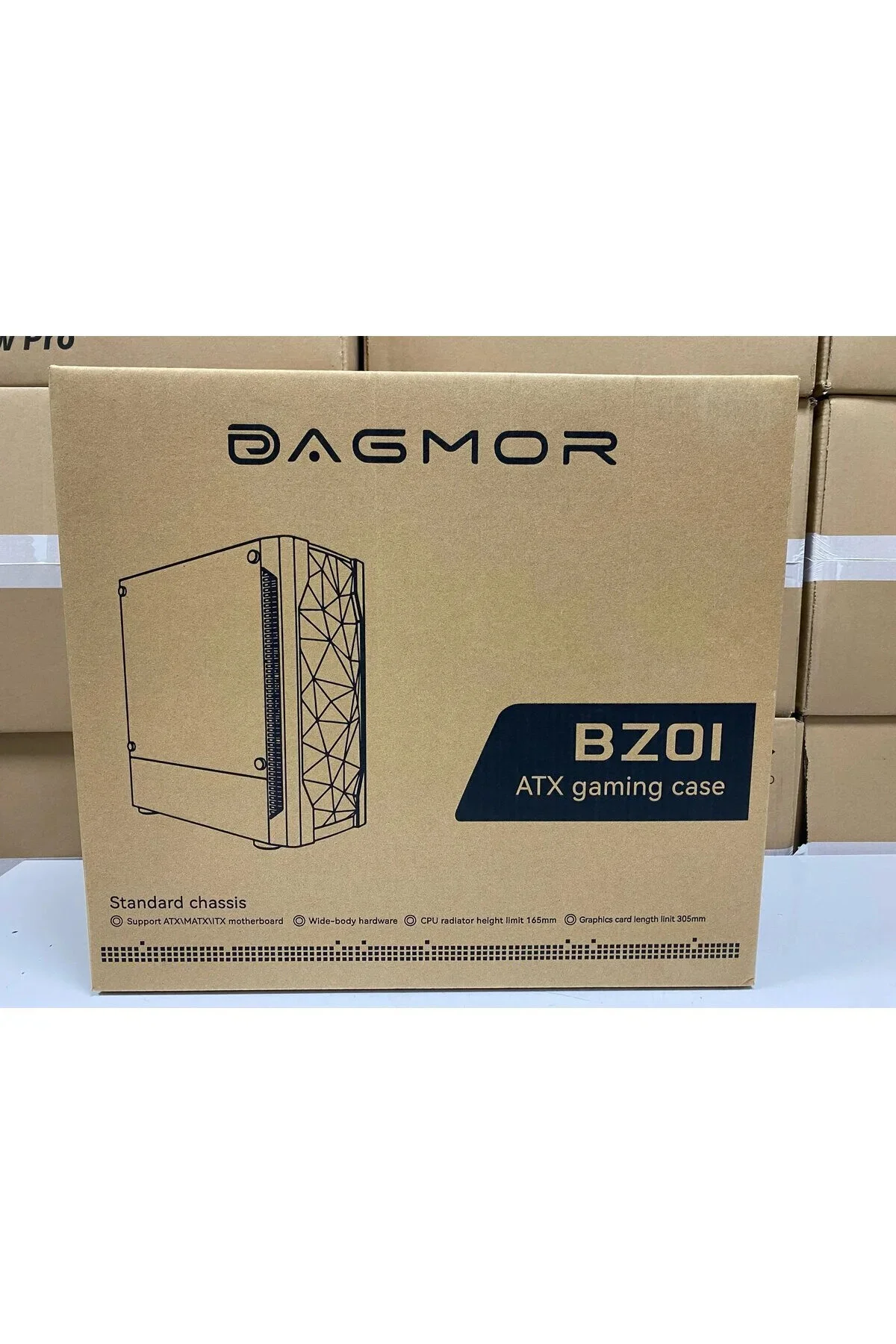 Dagmor BZ01 ATX Gaming Kasa – 3x USB, 4x120mm ARGB Fan