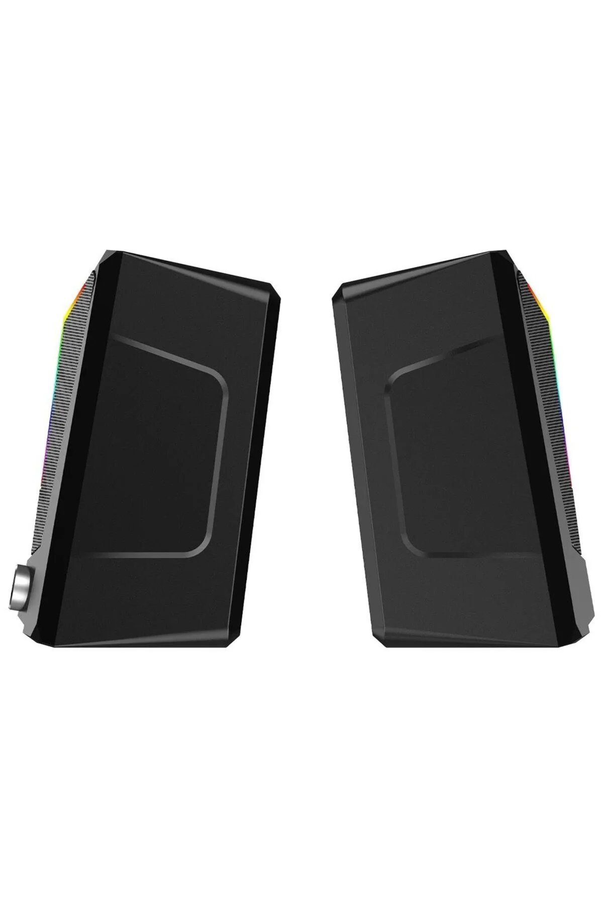Ds104 Kablolu Usb + 3.5Mm Jack 6W 80Db Rgb Işıklı 1+1 Gaming Speaker - Hoparlör