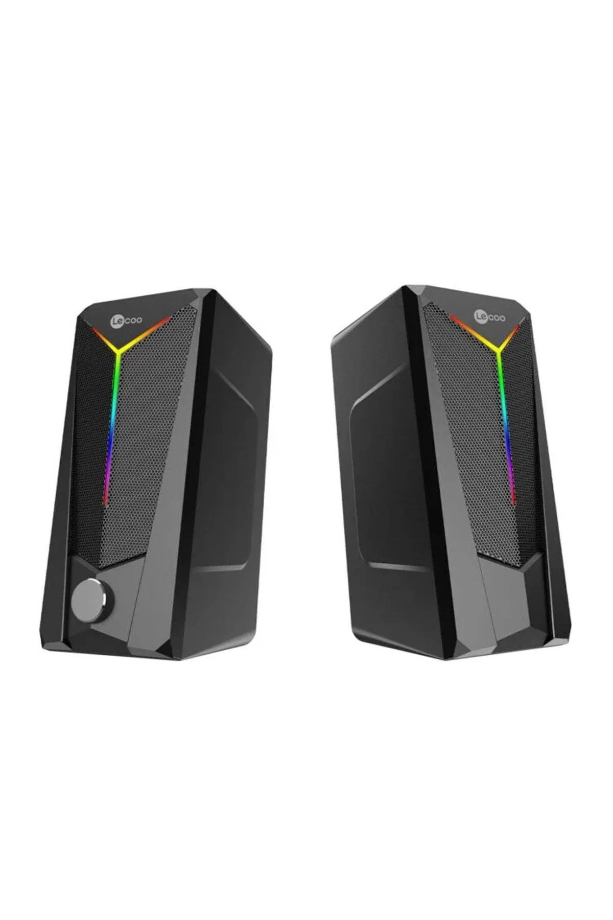 Ds104 Kablolu Usb + 3.5Mm Jack 6W 80Db Rgb Işıklı 1+1 Gaming Speaker - Hoparlör
