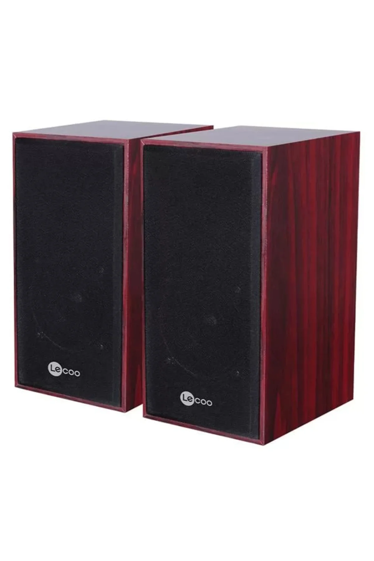 Ds105 6W Ahşap Gövdeli Masaüstü Stereo Hoparlör - Usb + 3.5Mm Girişli Pc Hoparlörü
