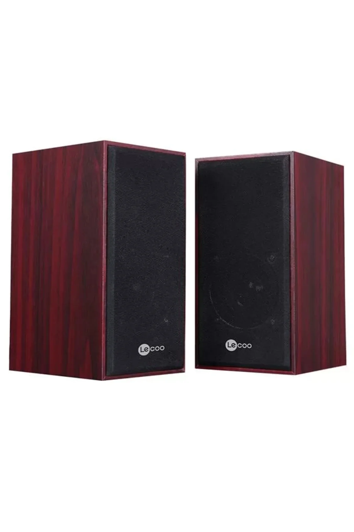 Ds105 6W Ahşap Gövdeli Masaüstü Stereo Hoparlör - Usb + 3.5Mm Girişli Pc Hoparlörü