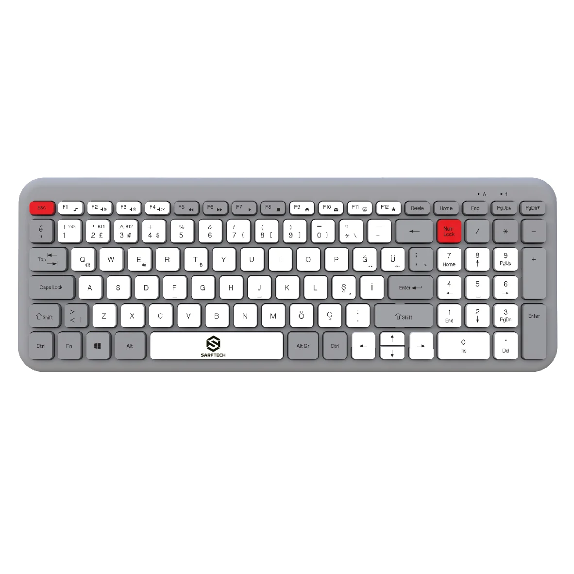 EGE25 Bluetooth + Kablosuz Klavye Mouse Set