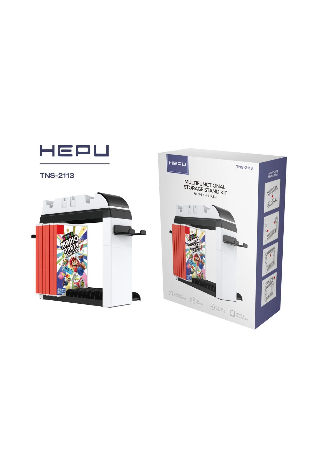 HEPU PS5 OYUN KOLU ŞARJI VE STAND TNS-2113