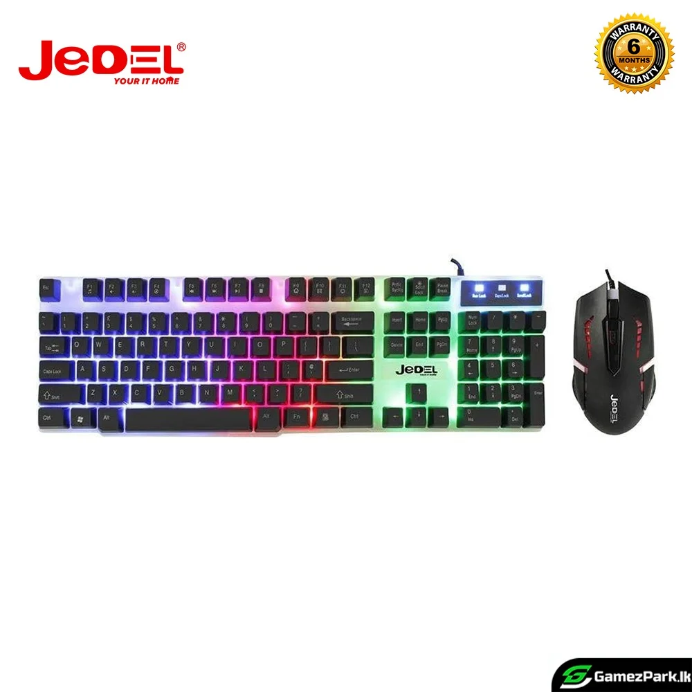 Jedel GK100 RGB Gaming Keyboard & Mouse Set