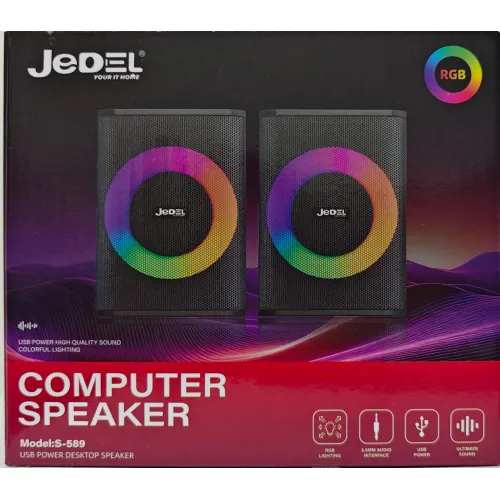 JEDEL S589 1+1 RGB SPEAKER