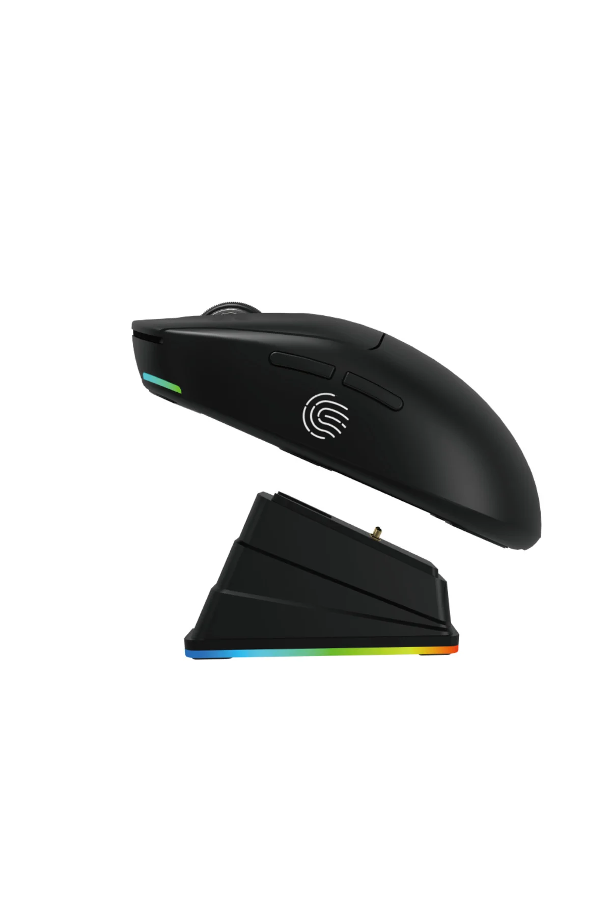 Kablosuz RGB Ultra Hafif 51gr Şarj İstasyonlu 6.400 DPI Gaming Oyuncu Mouse Bluetooth + 2.4G + Kablolu Oyunc