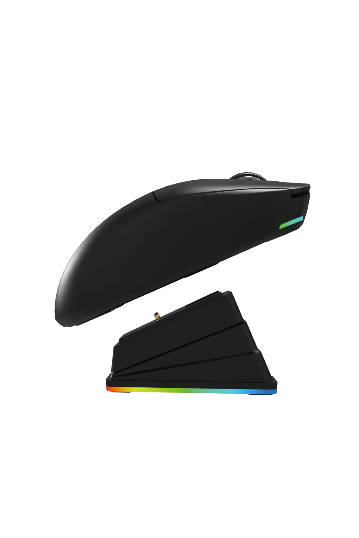 Kablosuz RGB Ultra Hafif 51gr Şarj İstasyonlu 6.400 DPI Gaming Oyuncu Mouse Bluetooth + 2.4G + Kablolu Oyunc