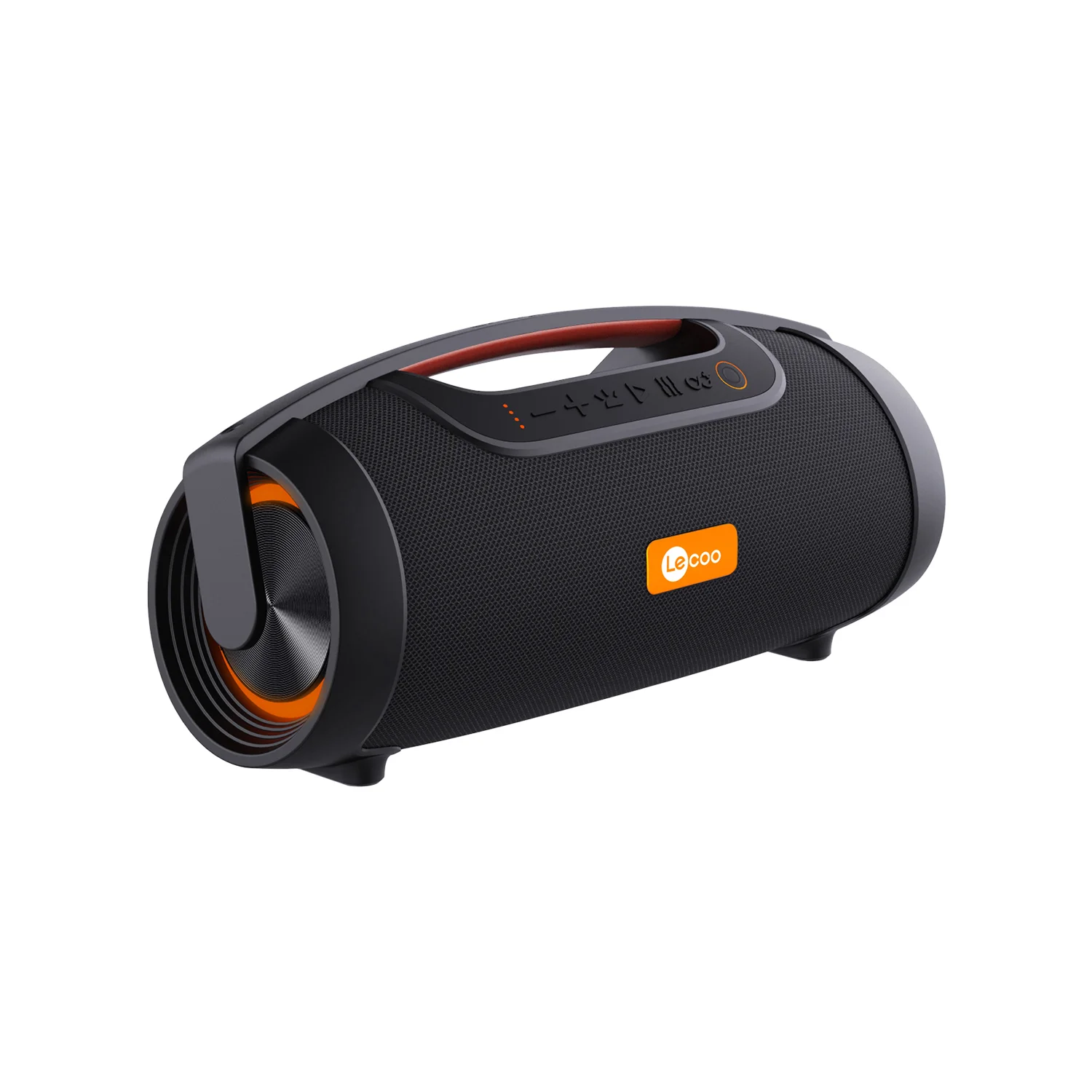 Lecoo DS151 40W Kablosuz Bluetooth 5.0 RGB TWS Boombox Stereo Taşınabilir Hoparlör Siyah