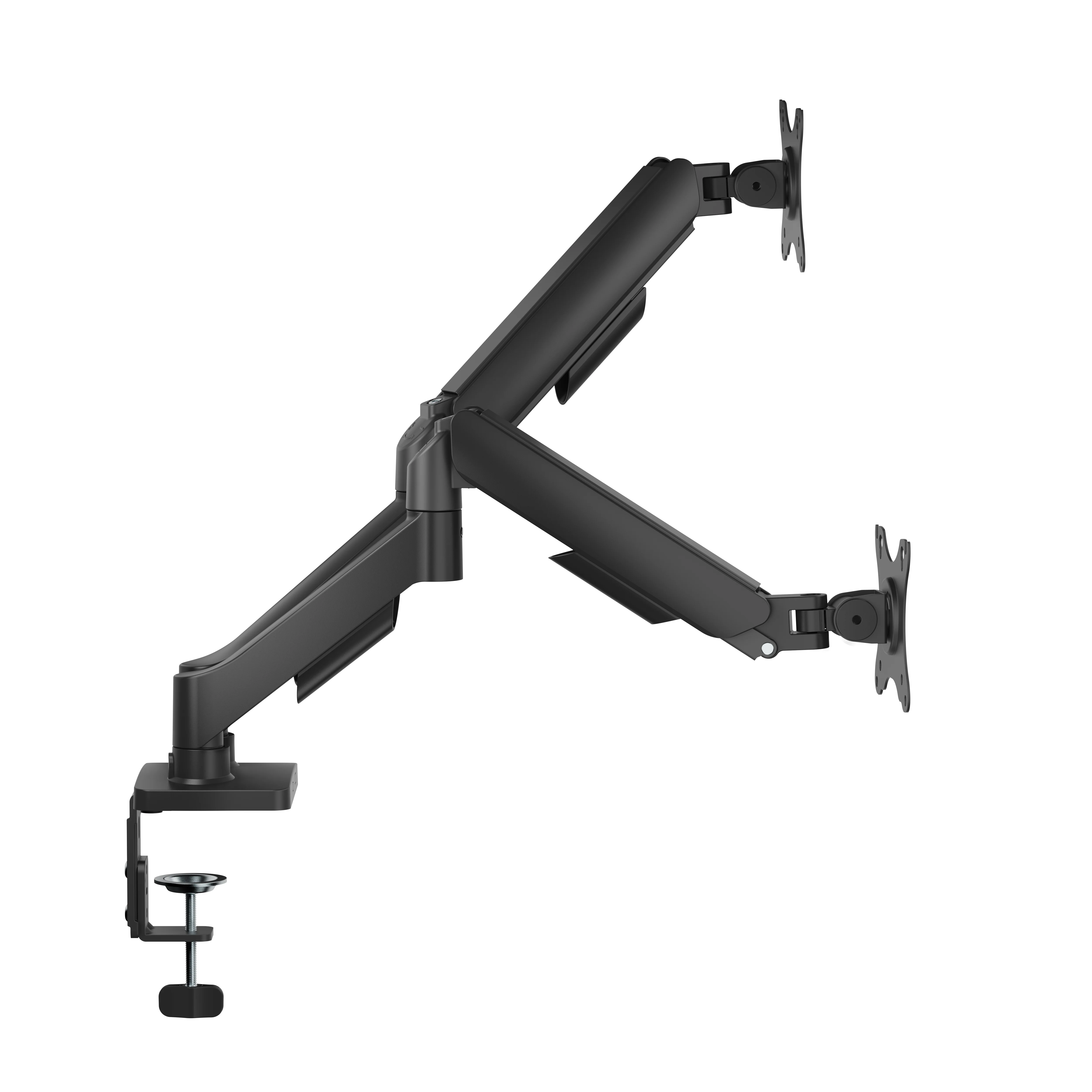 Nb F160 17-27 " Çift Kol Amortisörlü Vesa Monitör Standı