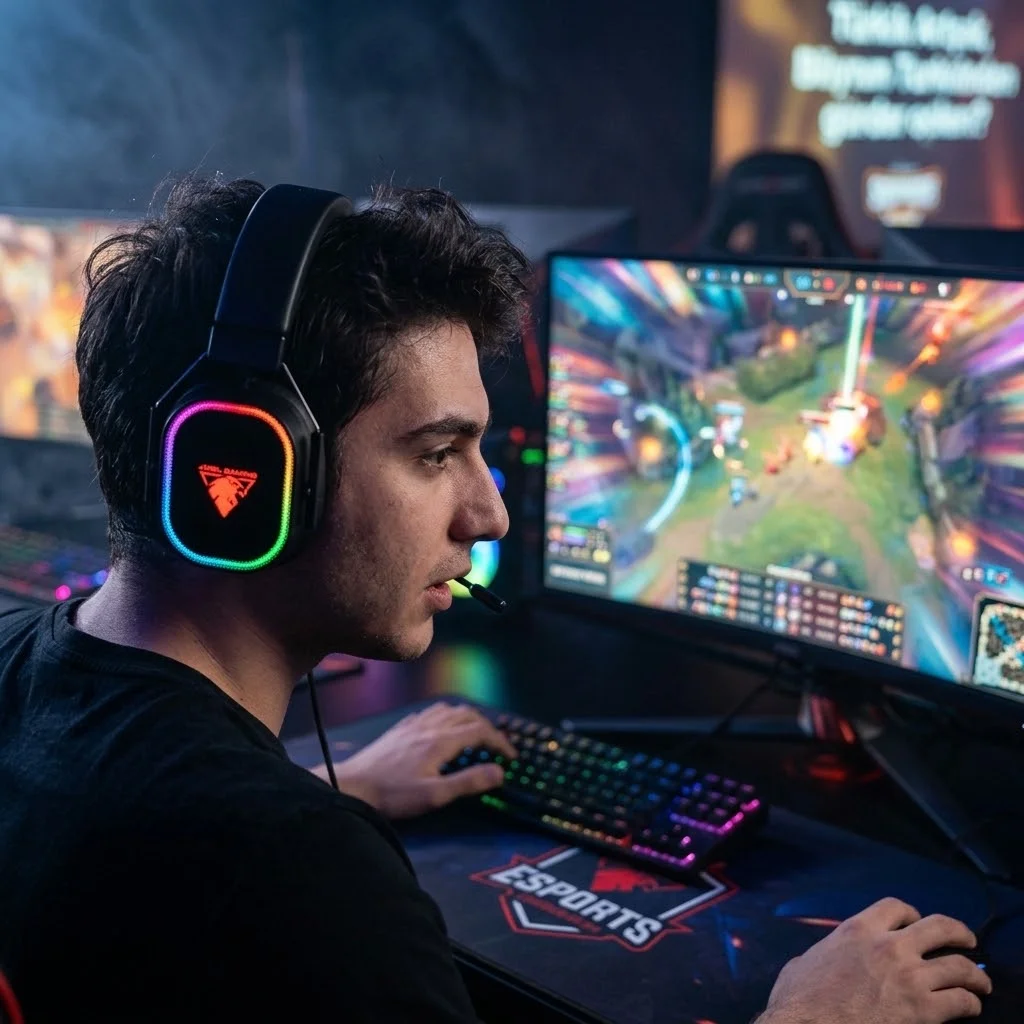 Profesyonel Headset Pro 7.1 Usb Girişli Rgb Gaming Oyuncu Kulaklığı