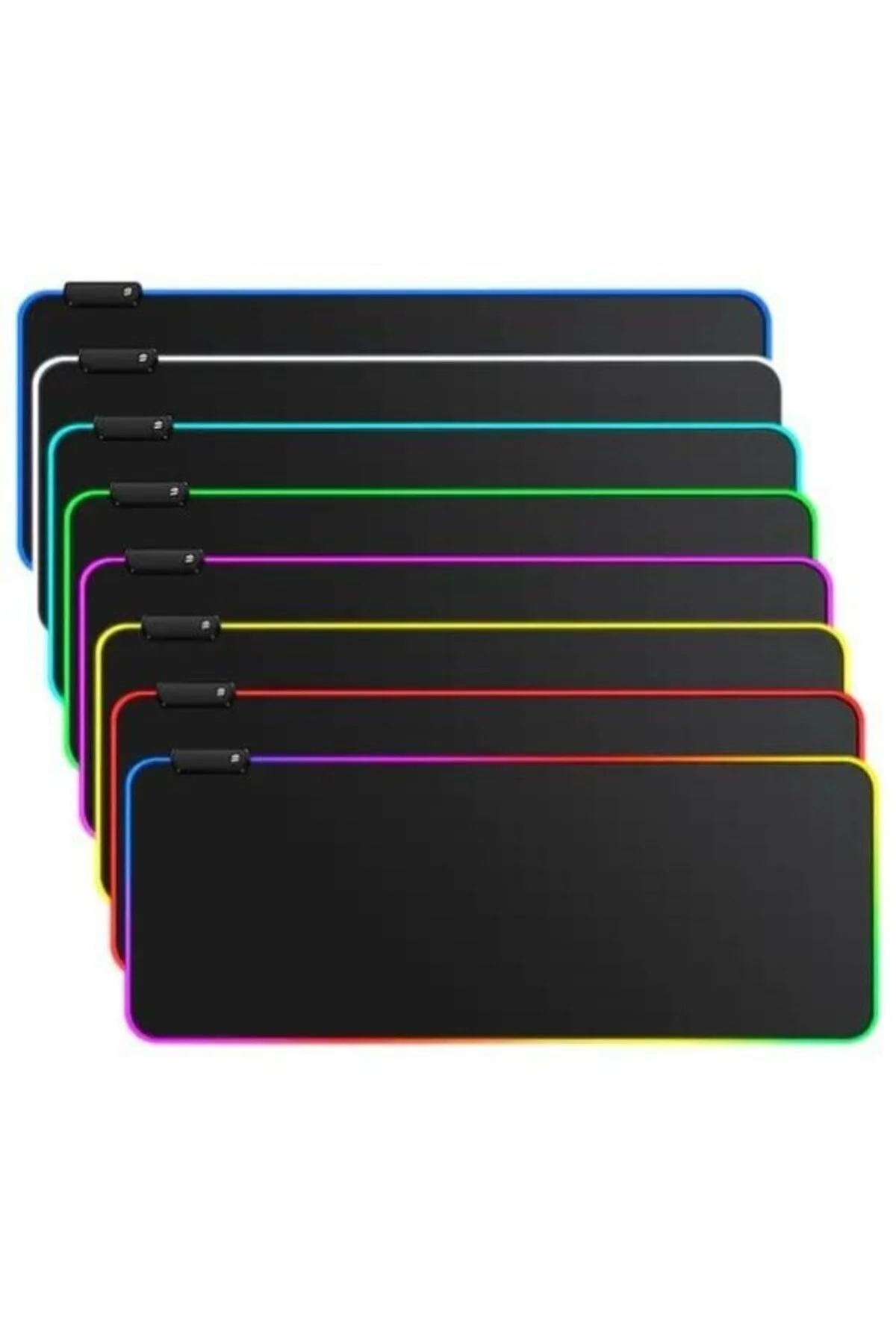 Rgb Mouse Pad Led Işıklı Speed Yüzey Su Geçirmez Gamepad Baskısız Siyah Renk Gaming Mousepad