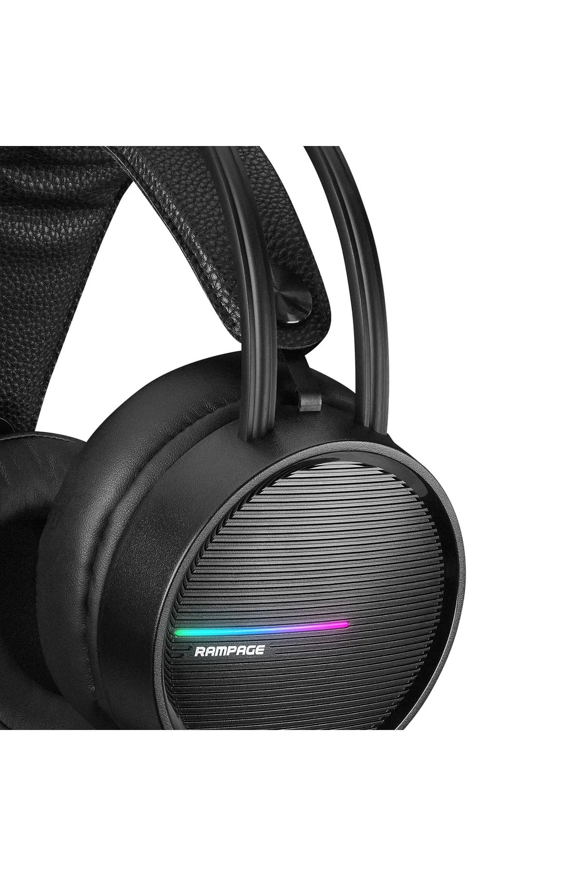 RM-K3 CASHE PLUS USB 7.1 Rainbow Ledli Esnek Sağlam Siyah Gaming Oyuncu Mikrofonlu Kulaklık