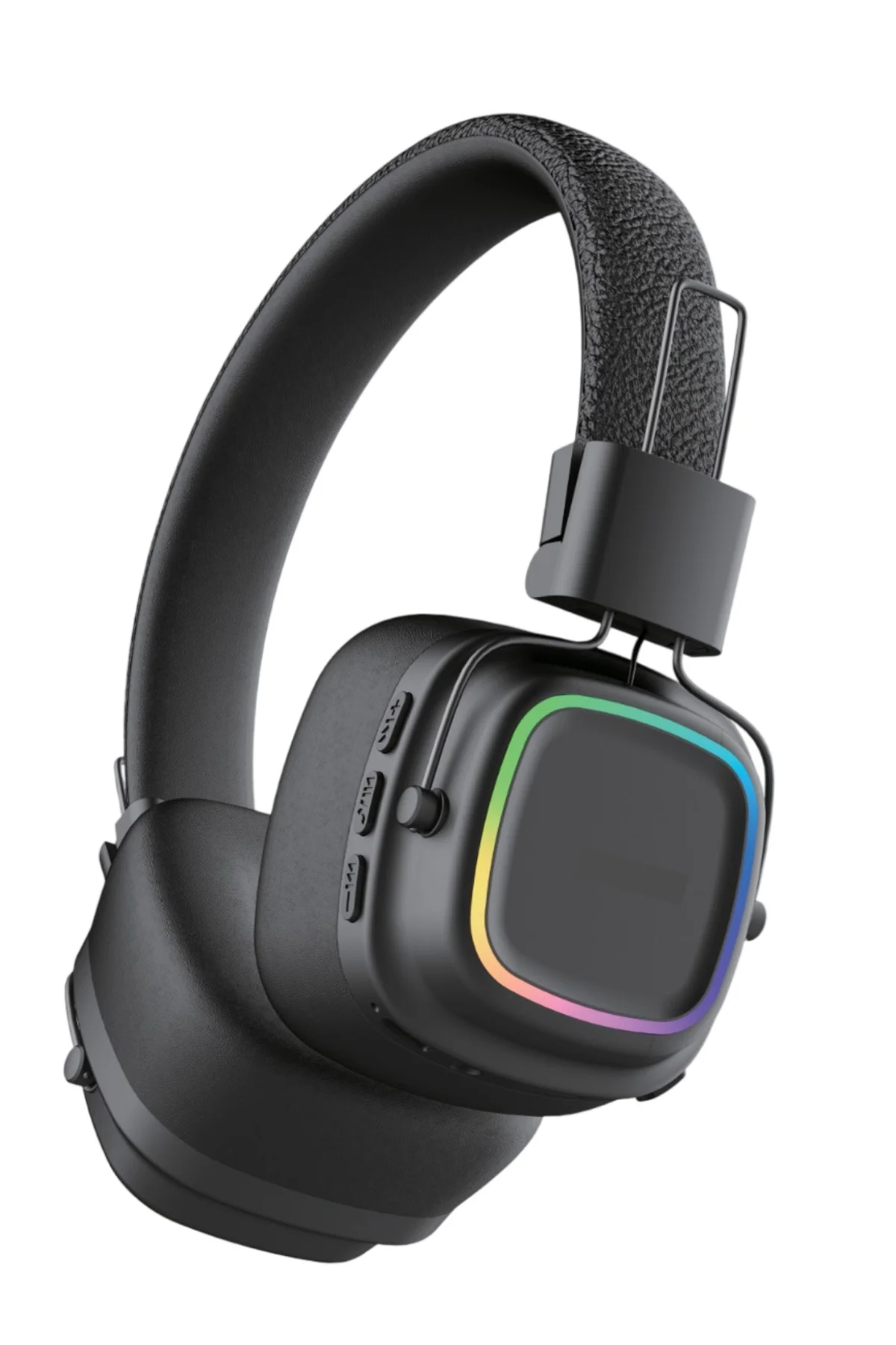 ABK10 Sarftech Katlanabilir Kablosuz Kulak Üstü Kulaklık - Bluetooth 6.0, TF Kart ve Aux Girişli, RGB Işıklı, Gürültü Azaltma Özellikli Mikrofonlu Kulaklık