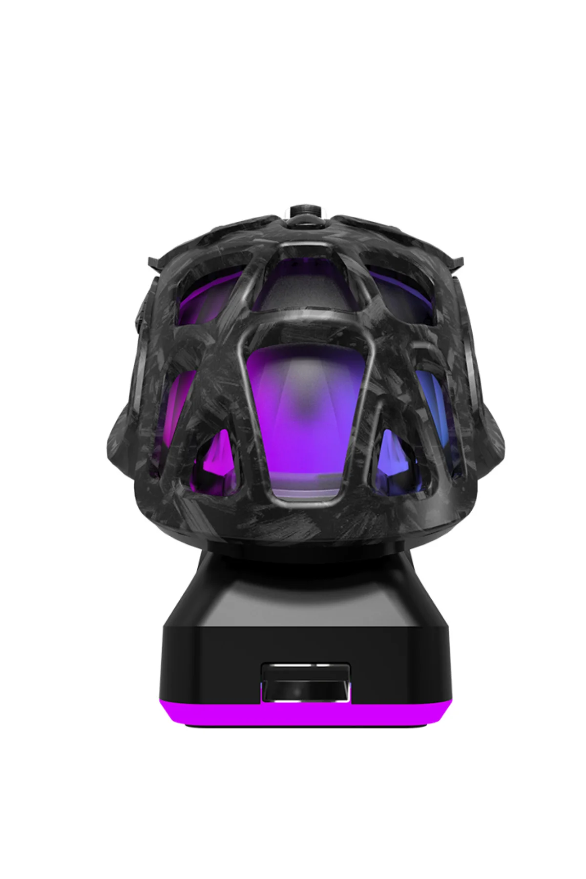 Siyah RGB Şarj İstasyonlu 12.000 DPI Gaming Oyuncu Mouse Bluetooth + 2.4G + Kablolu Gaming Mouse