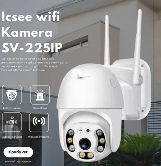 Smartvisiyon SV-226 2MP Dış Mekan Ip Güvenlik Kamerası