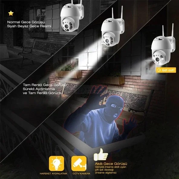 Smartvisiyon SV-226 2MP Dış Mekan Ip Güvenlik Kamerası