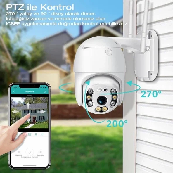 Smartvisiyon SV-226 2MP Dış Mekan Ip Güvenlik Kamerası