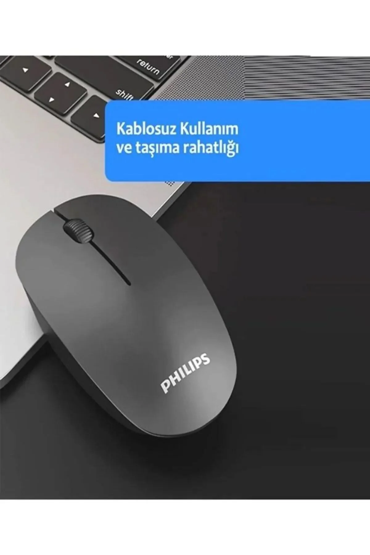 Spk7315 M315 Siyah Wireless Sessiz Click Kablosuz Mouse 1200dp