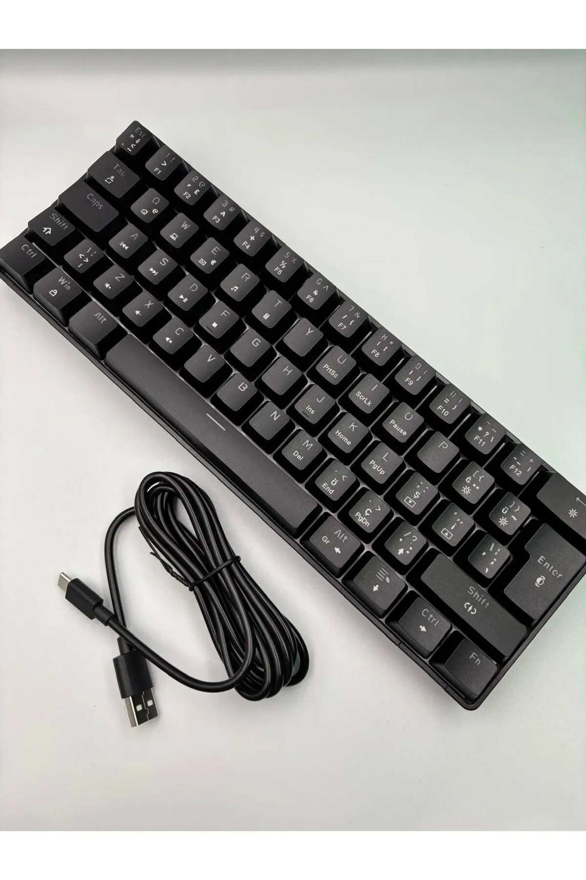 T60 Red Switch Mekanik 62 Tuş RGB App Uygulamalı Gaming Oyuncu Klavyesi