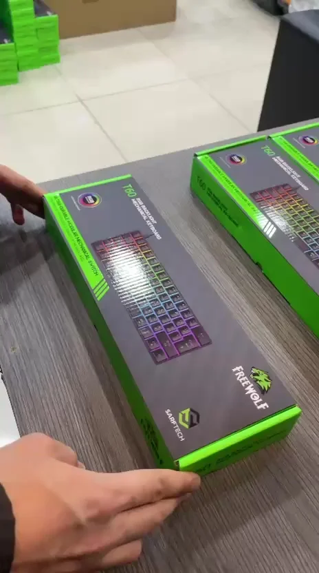 T60 Siyah Mavi Blue Switch App Uygulamalı Mekanik Rgb Klavye Kablolu Gaming Oyuncu Klavyesi