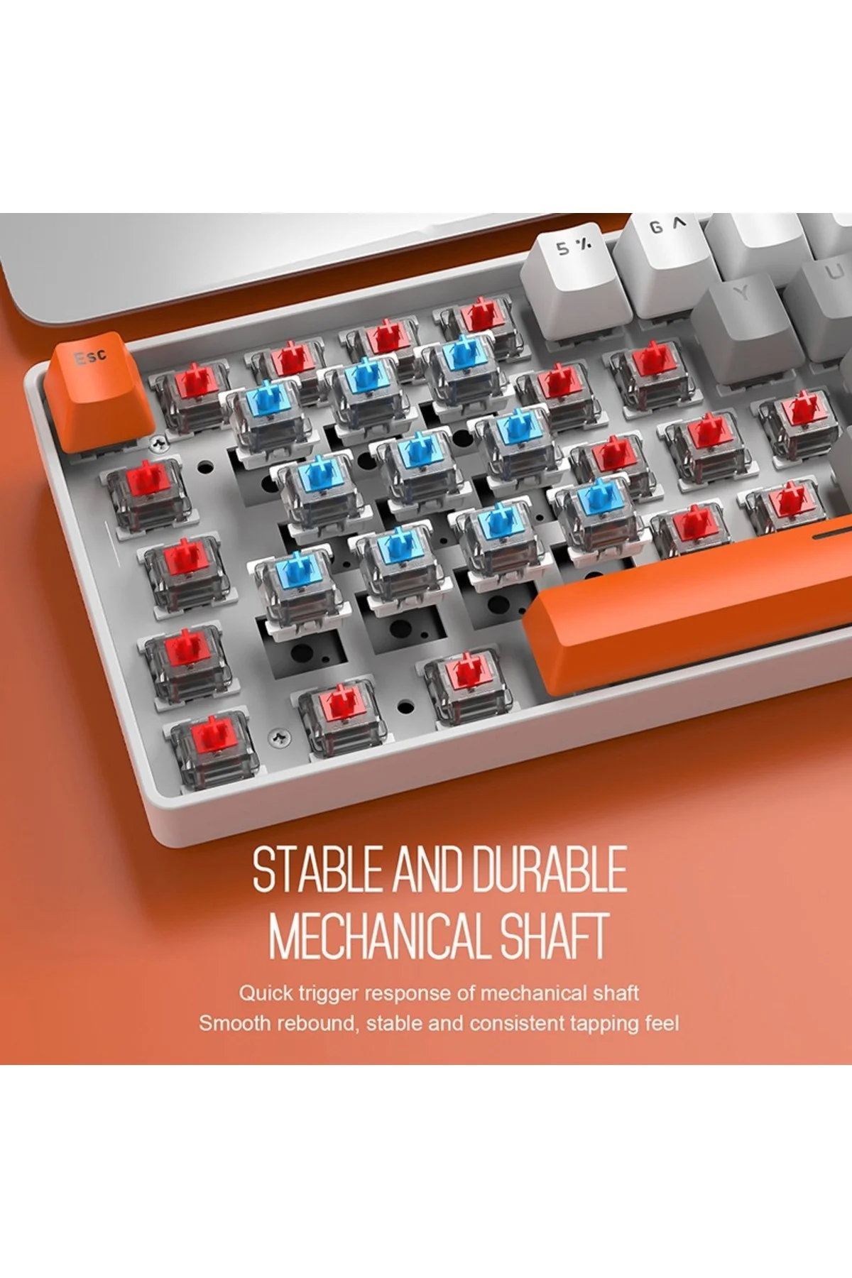 Ziyoulang T60 Mini Rgb 62 Tuş Mekanik Blue Switch Gaming Oyuncu Klavyesi