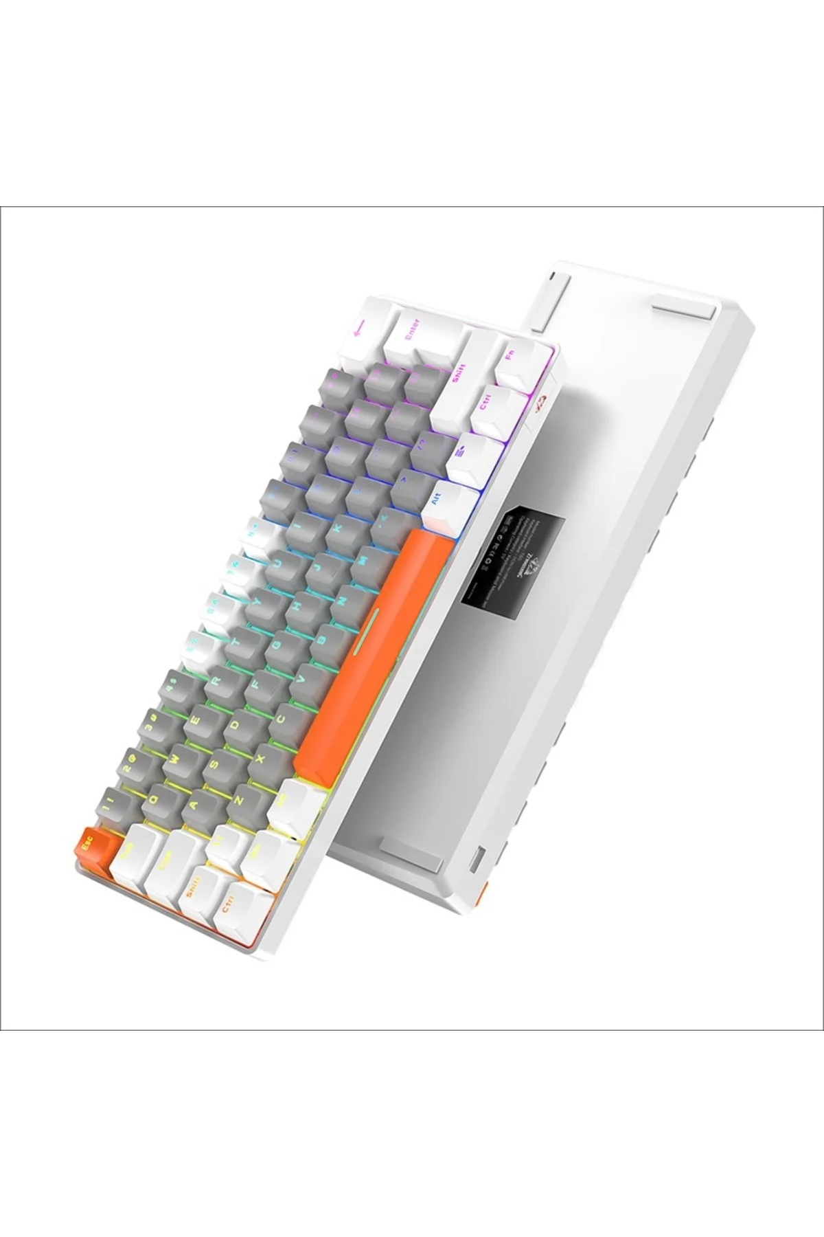 Ziyoulang T60 Mini Rgb 62 Tuş Mekanik Red Switch Gaming Oyuncu Klavyesi